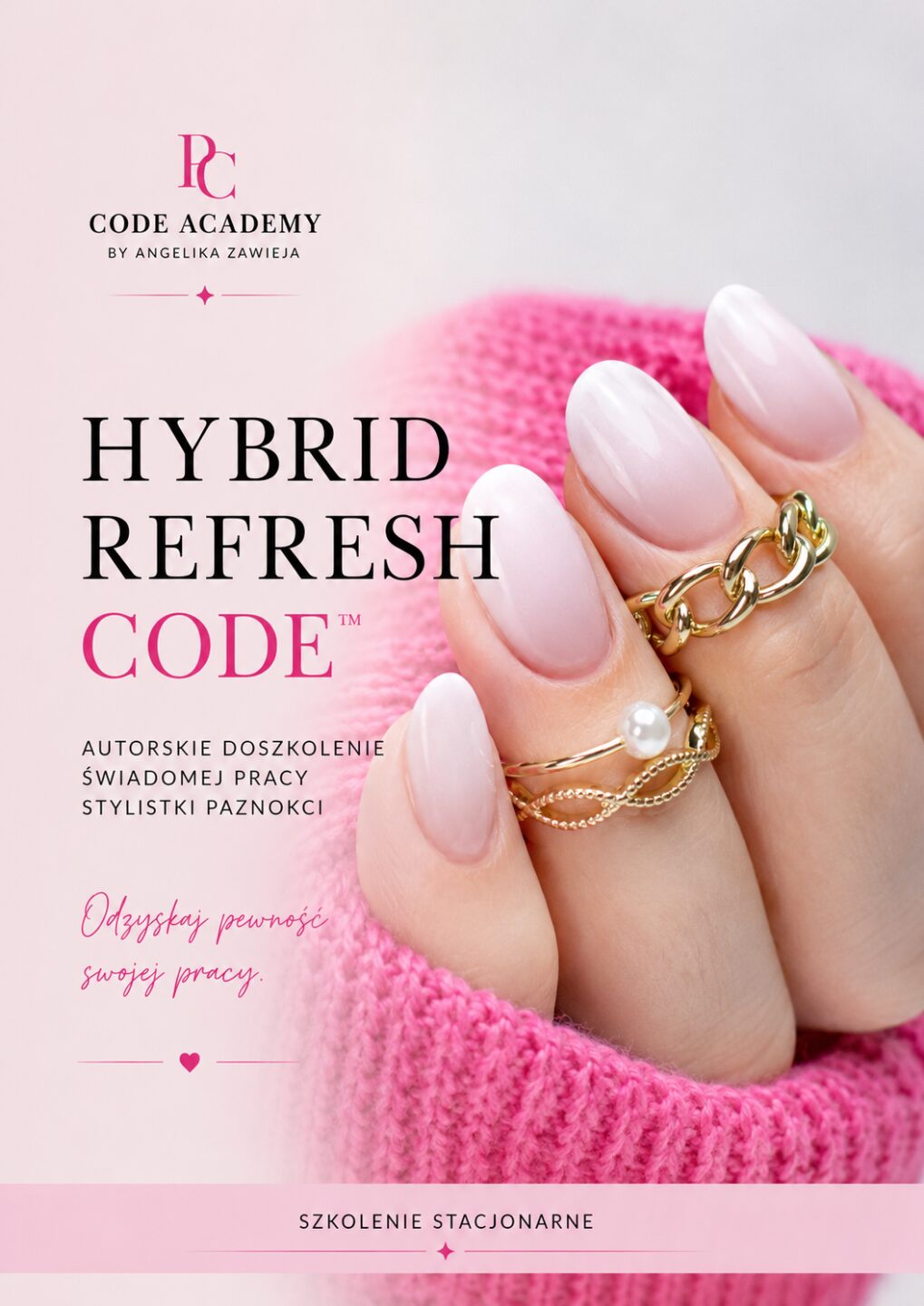 HYBRID REFRESH CODE™

Autorskie doszkolenie dla stylistek, które chcą pracować lepiej, szybciej i bardziej świadomie.