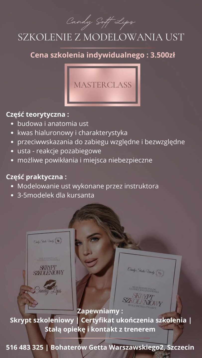 Szkolenie zaawansowane z modelowania ust Candy Lips