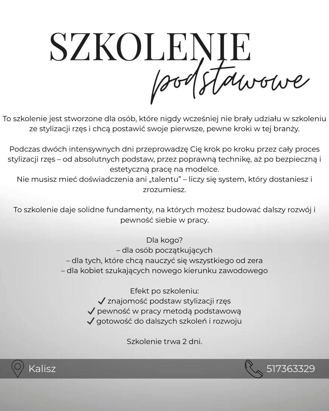 Szkolenie podstawowe 1:1