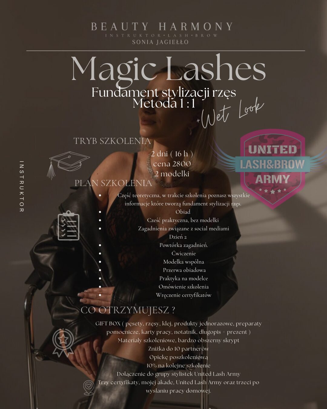 Magic Lashes + Wet look - podstawy stylizacji rzęs
