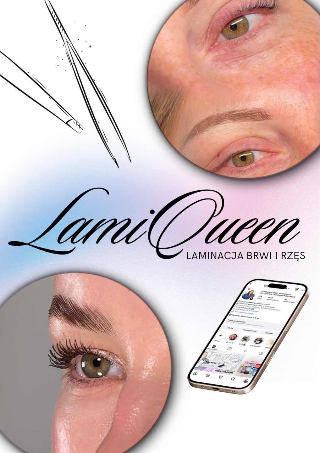 LAMI QUEEN - laminacja brwi i laminacja rzęs
