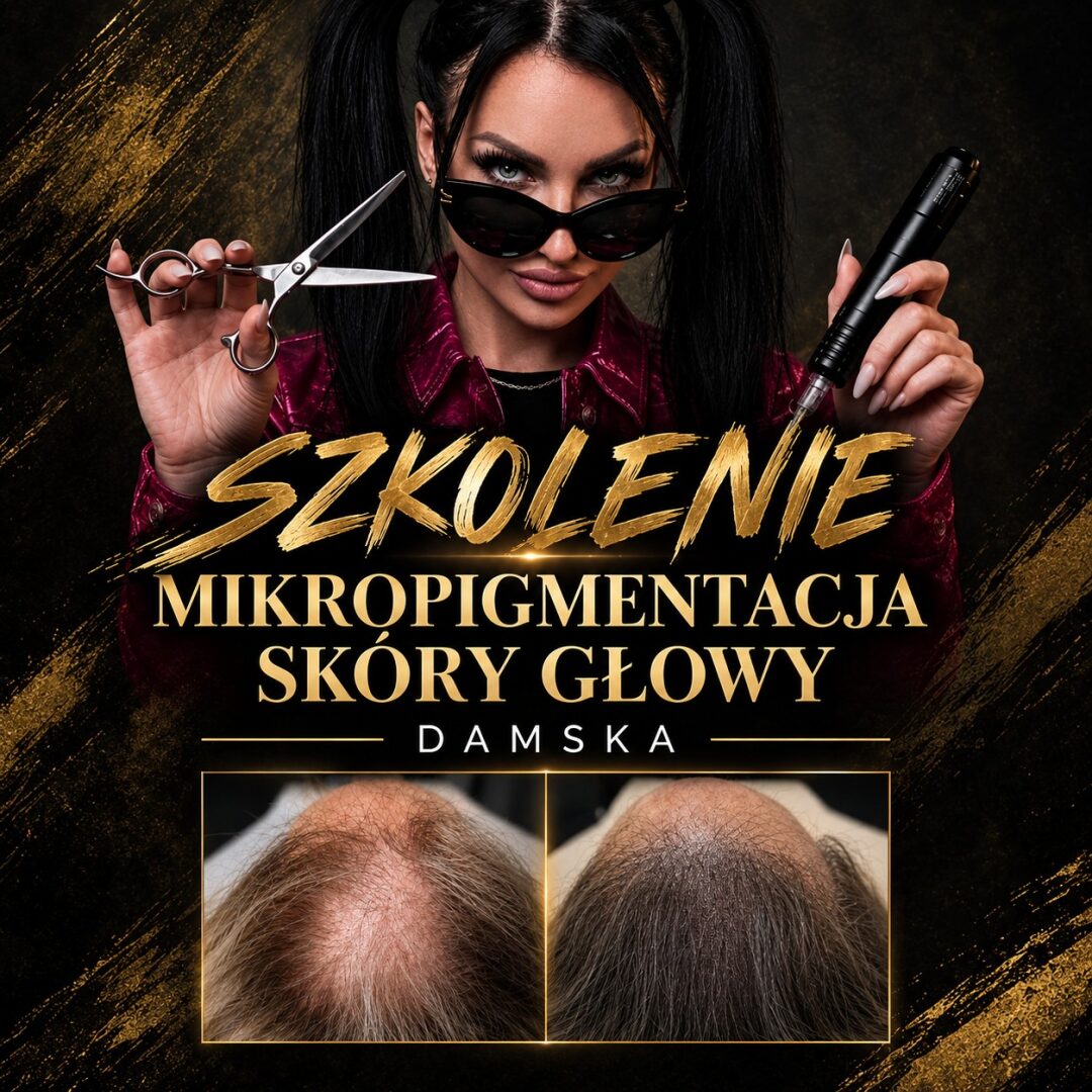 Mikropigmentacja skóry głowy damska
