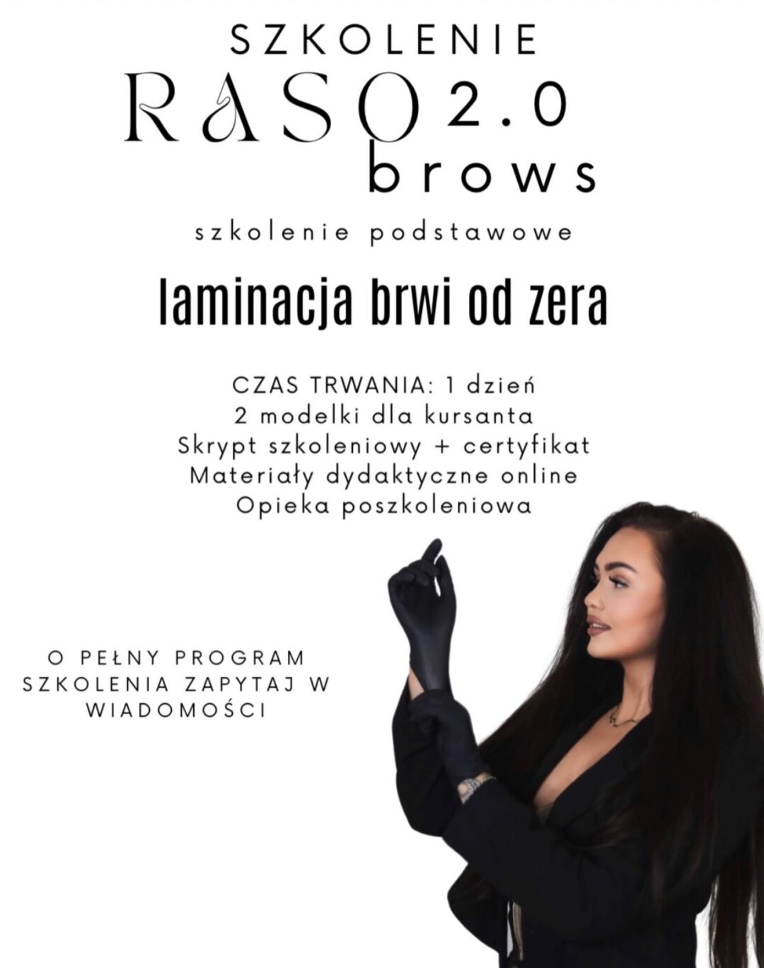 Raso Brows 2.0 - laminacja brwi od podstaw