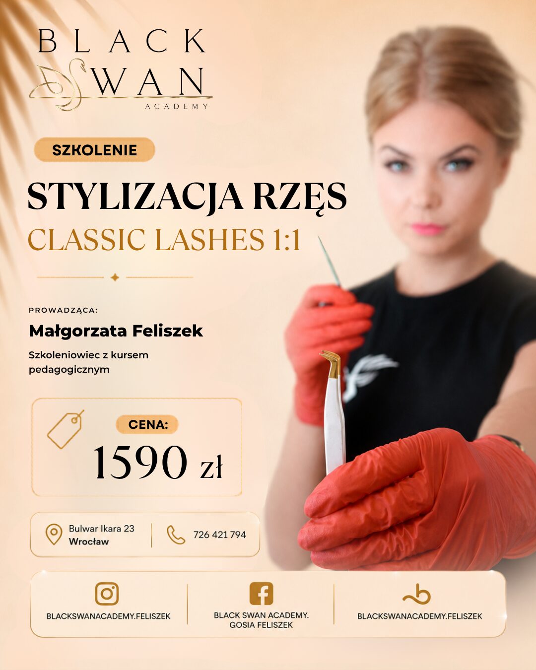 Stylizacja Rzęs Classic Lashes 1:1