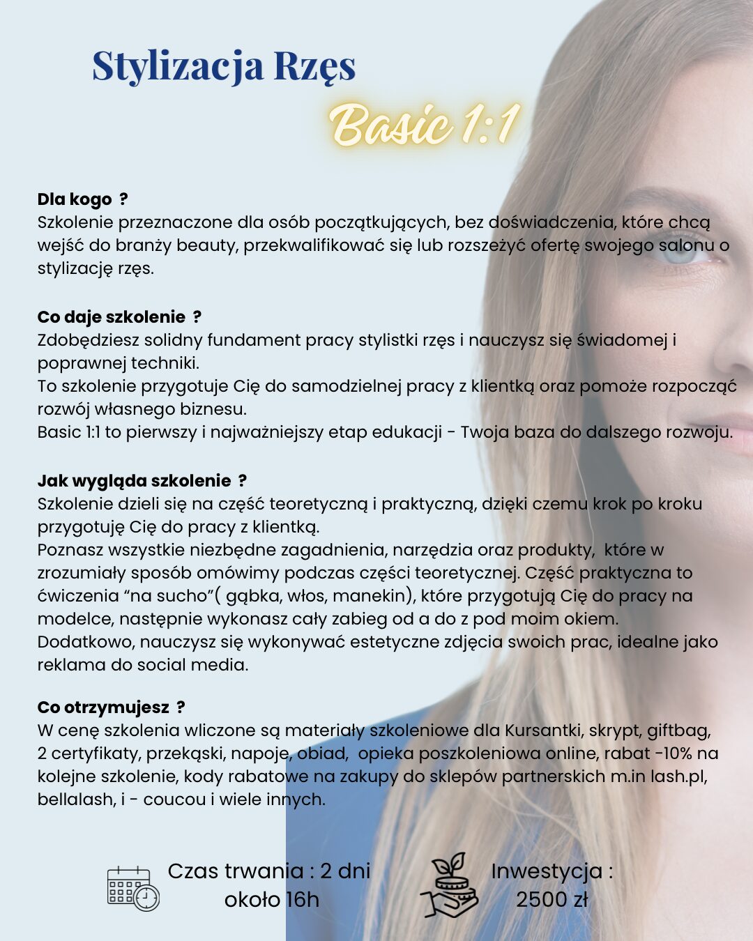 Stylizacja Rzęs Basic 1:1