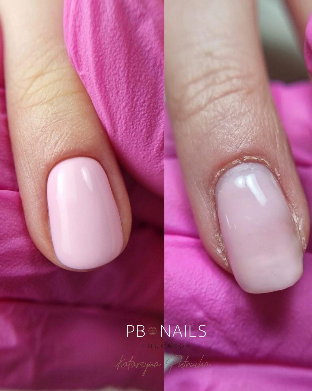 Manicure hybrydowy - idealne skórki