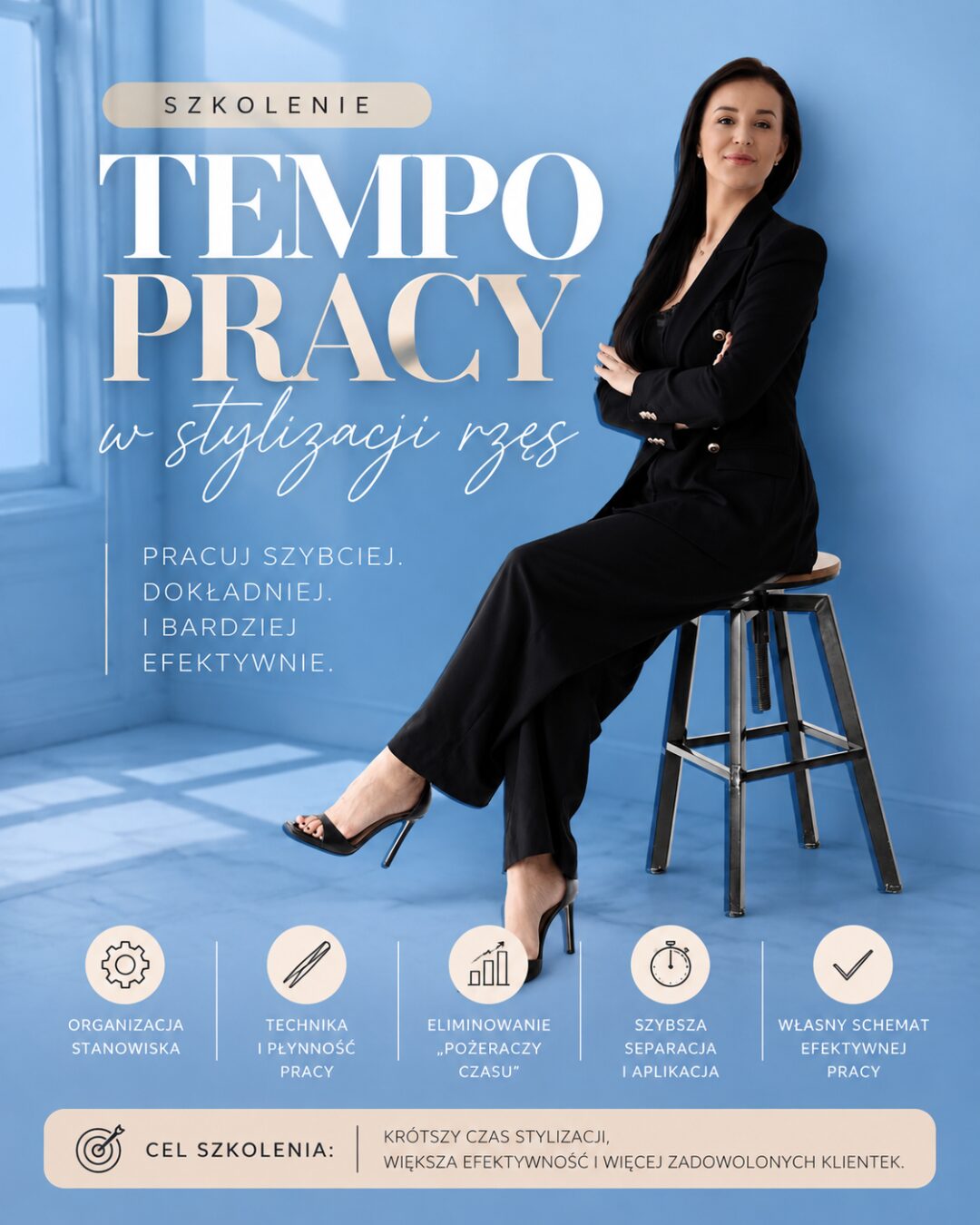 Tempo pracy- stylizacja rzęs