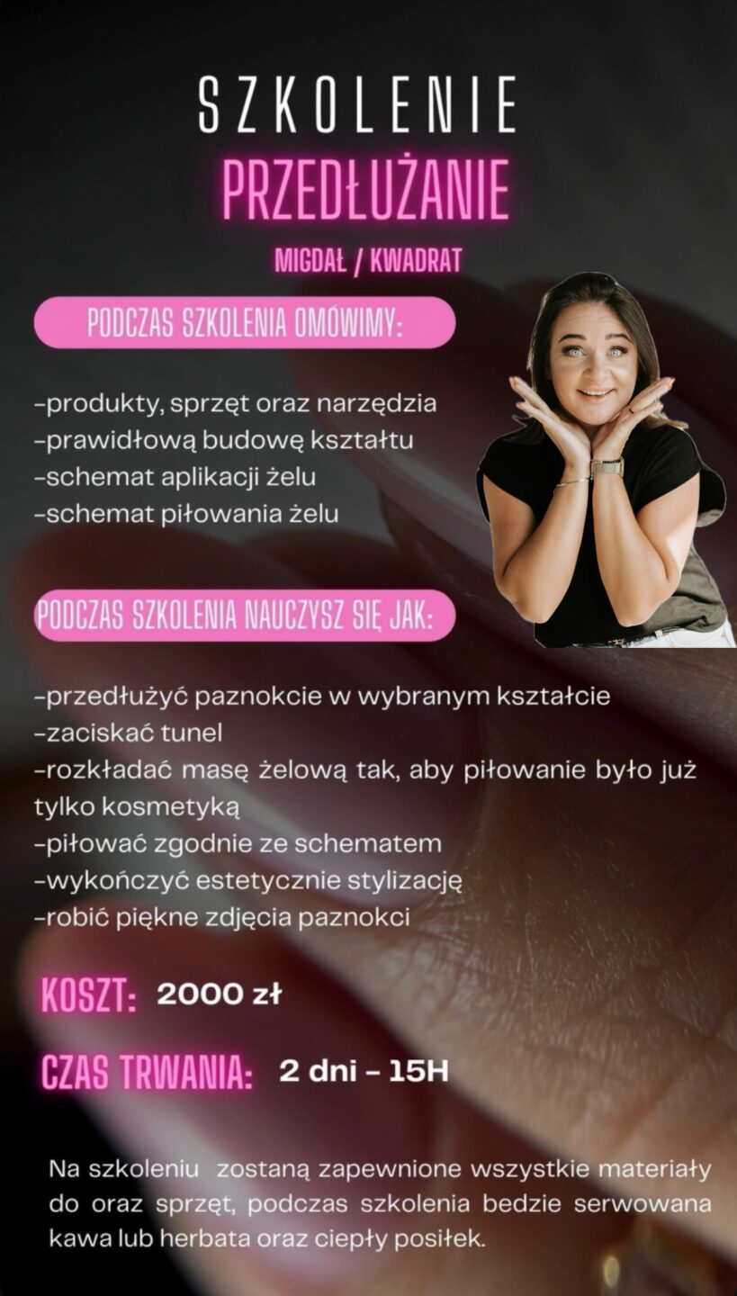 Przedłużanie na SZABLONACH