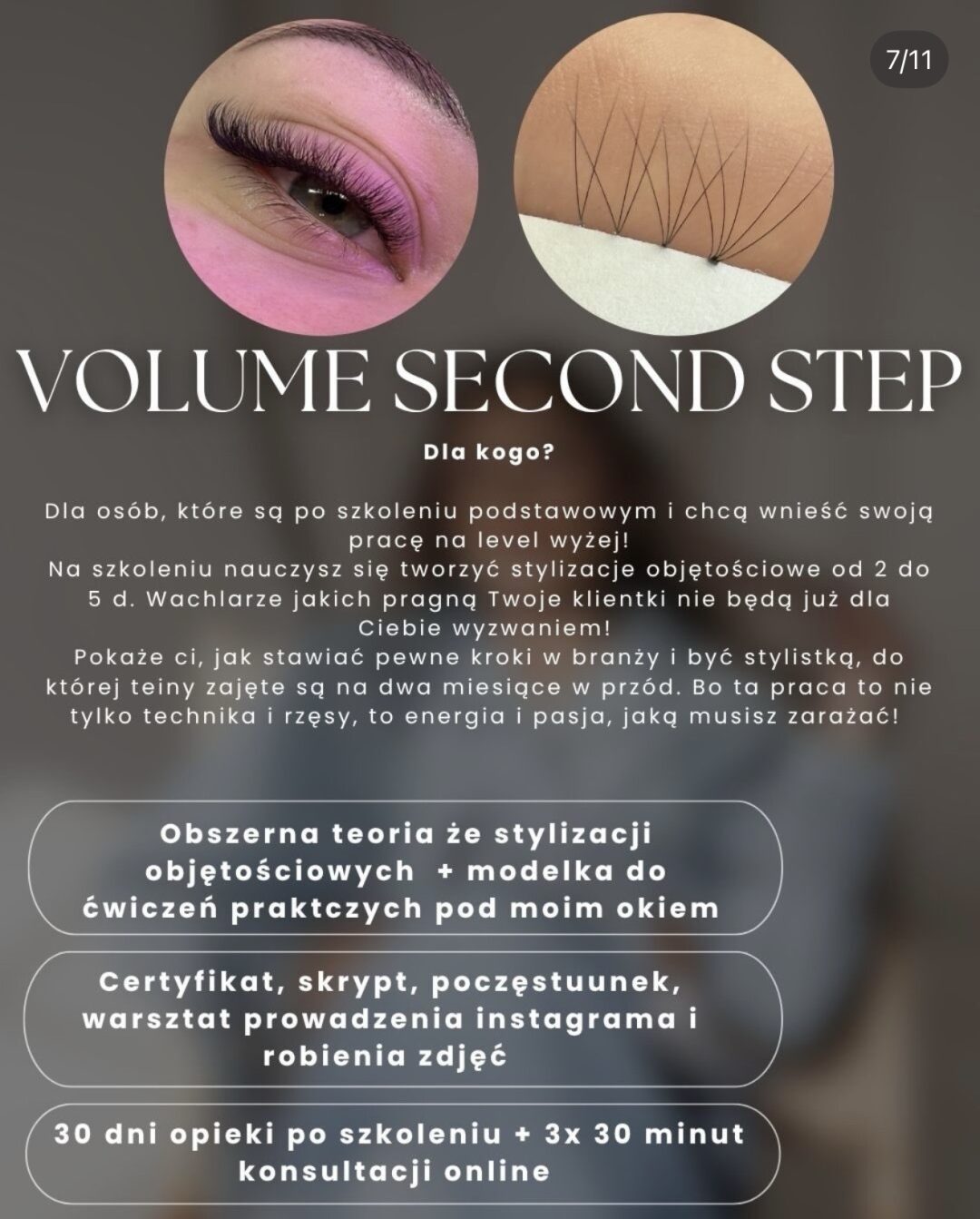VOLUME LASHES SECOND STEP