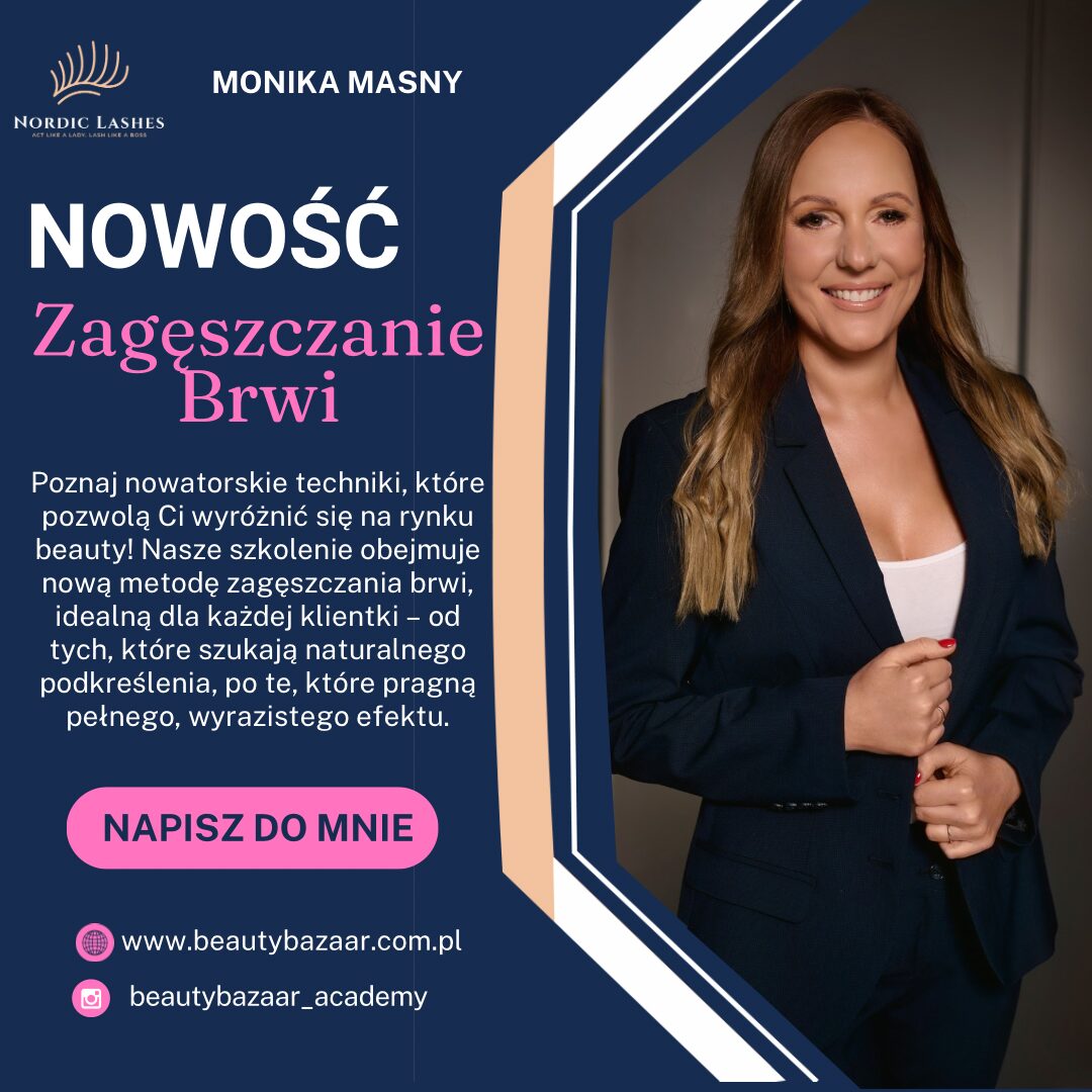 Zagęszczanie i przedłużanie brwi naturalnym włosem w metodzie UV