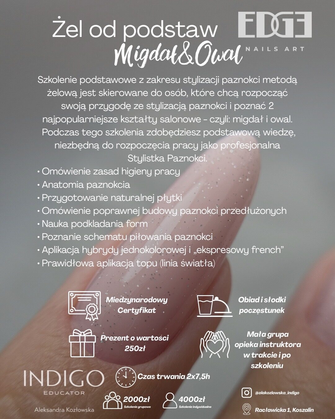 Żel od podstaw: Migdał & Owal