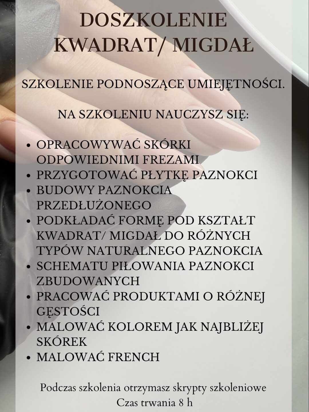 Doszkolenie kwadrat/ migdał