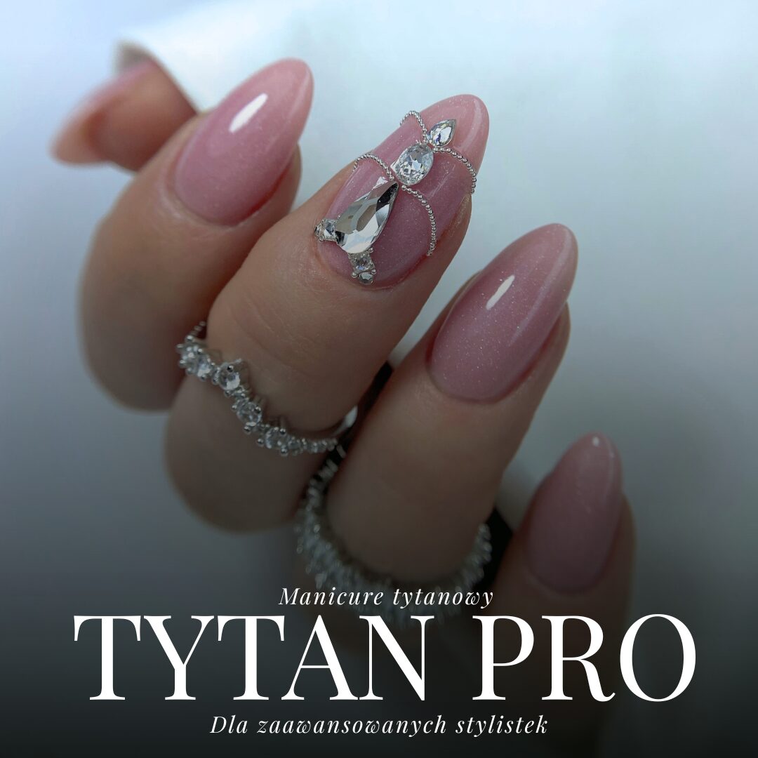 Manicure tytanowy PRO - kolor + french