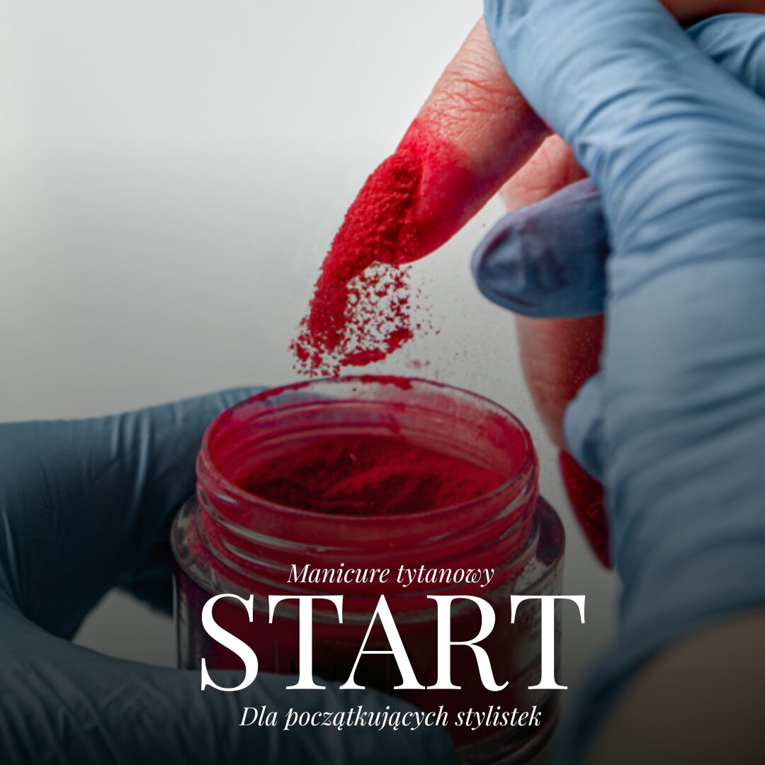 Manicure tytanowy START - kolor + french