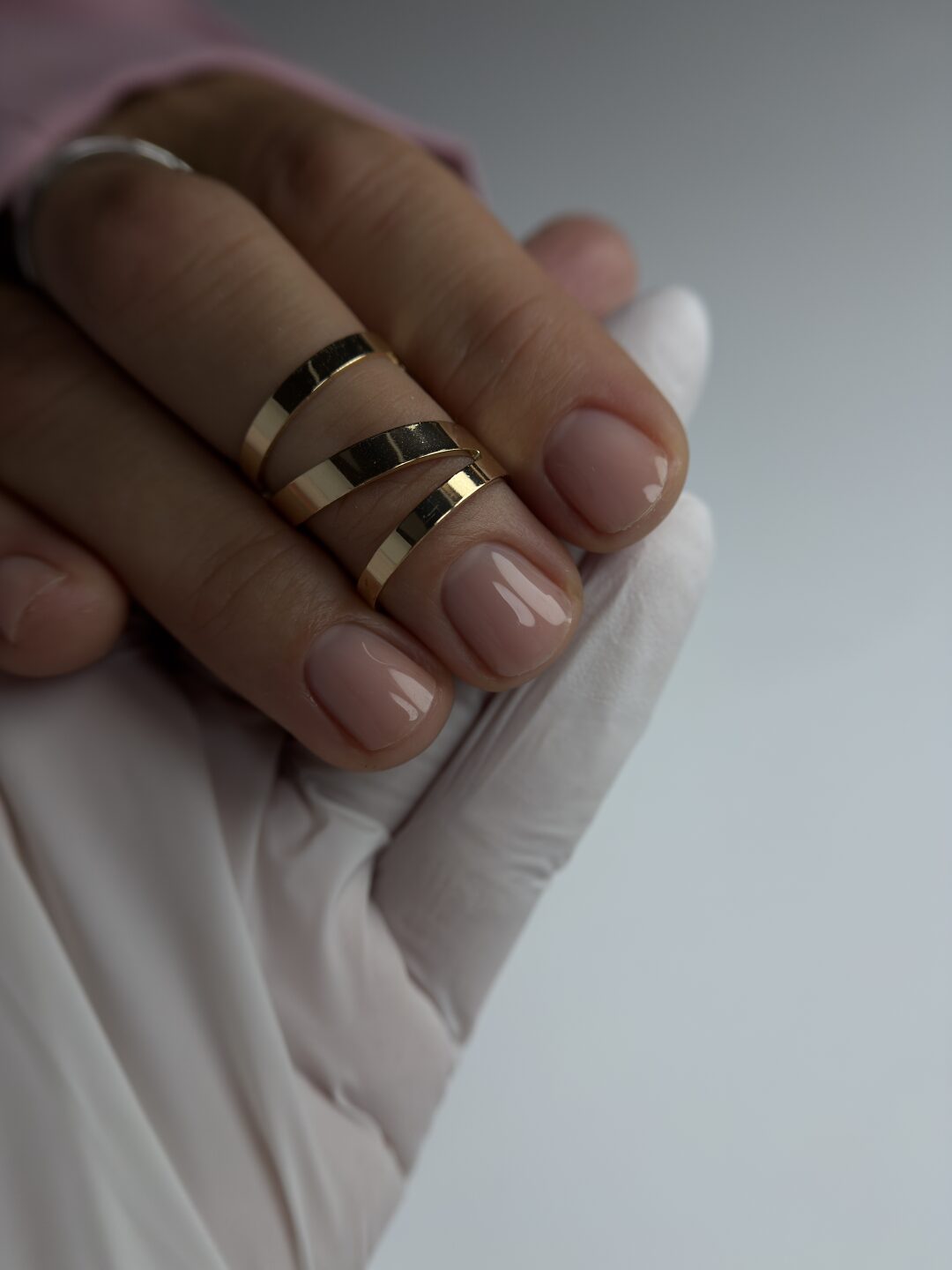 Clean girl nails