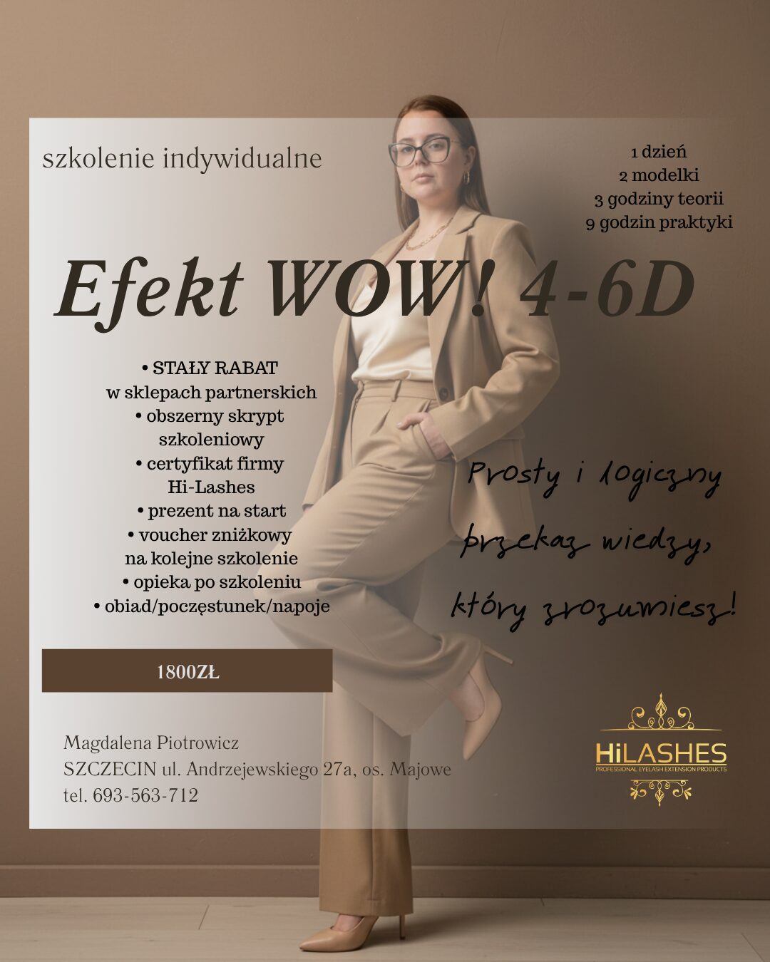 STYLIZACJA RZĘS metoda 4-6D