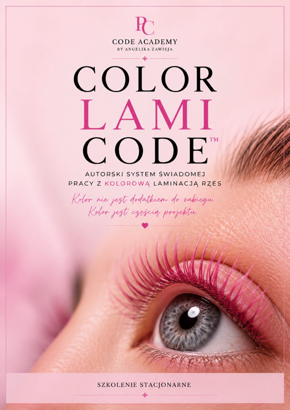 COLOR LAMI CODE™

Autorski system świadomej pracy z kolorową laminacją rzęs