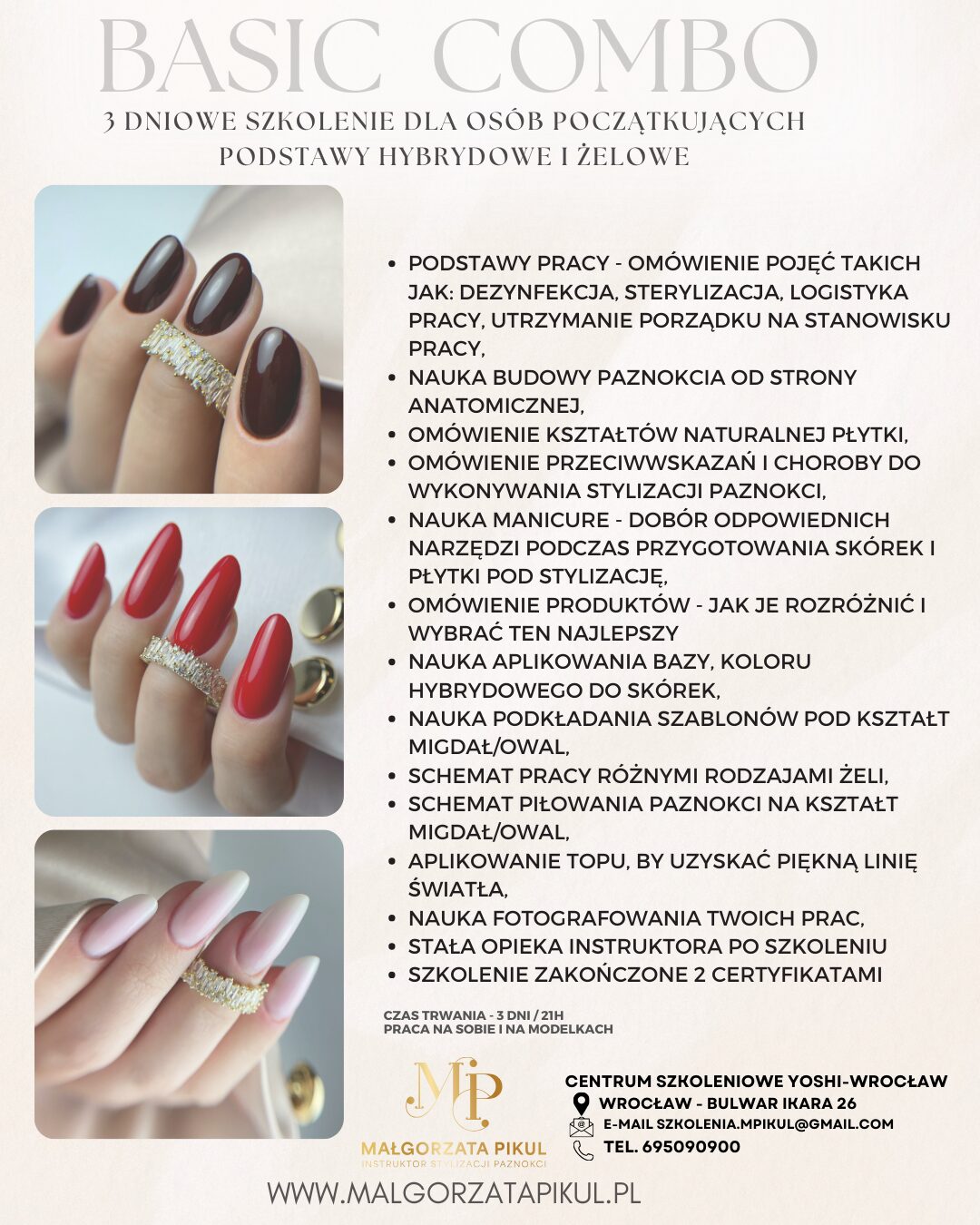 Basic combo - 3 dniowe szkolenie podstawowe