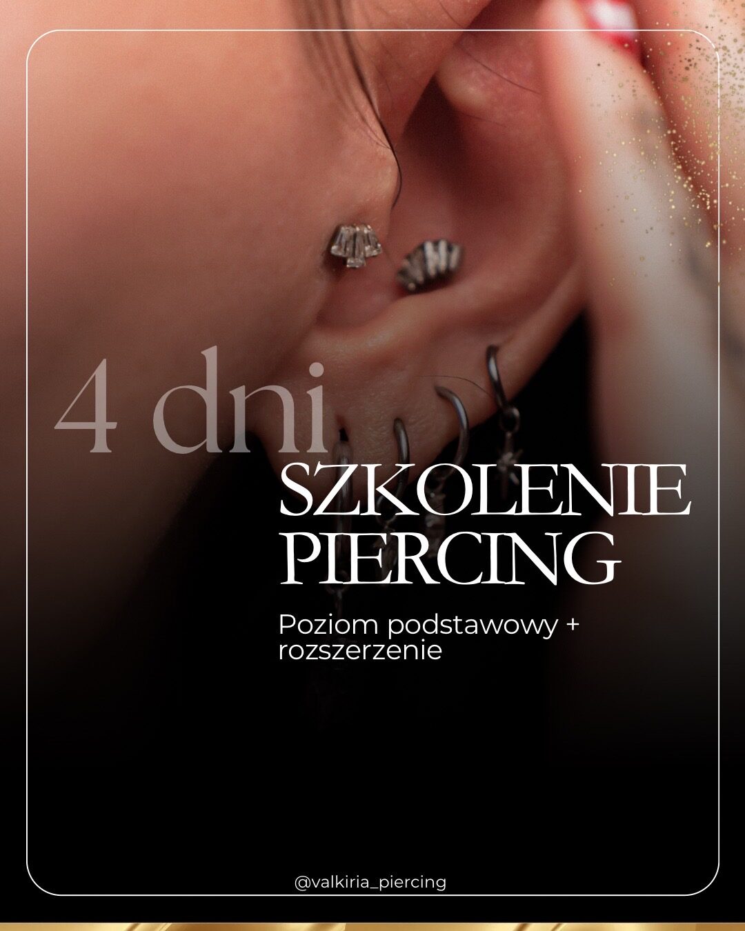 Piercing poziom podstawowy z rozszerzeniem