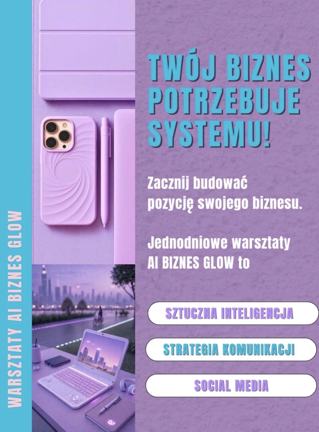AI Biznes Glow – asystentka AI w Twoim salonie i szkoleniach