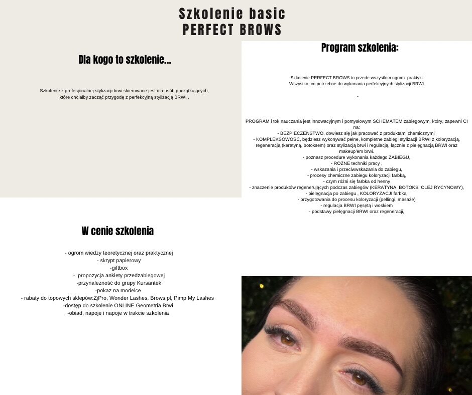 Stylizacja brwi Perfect Brows