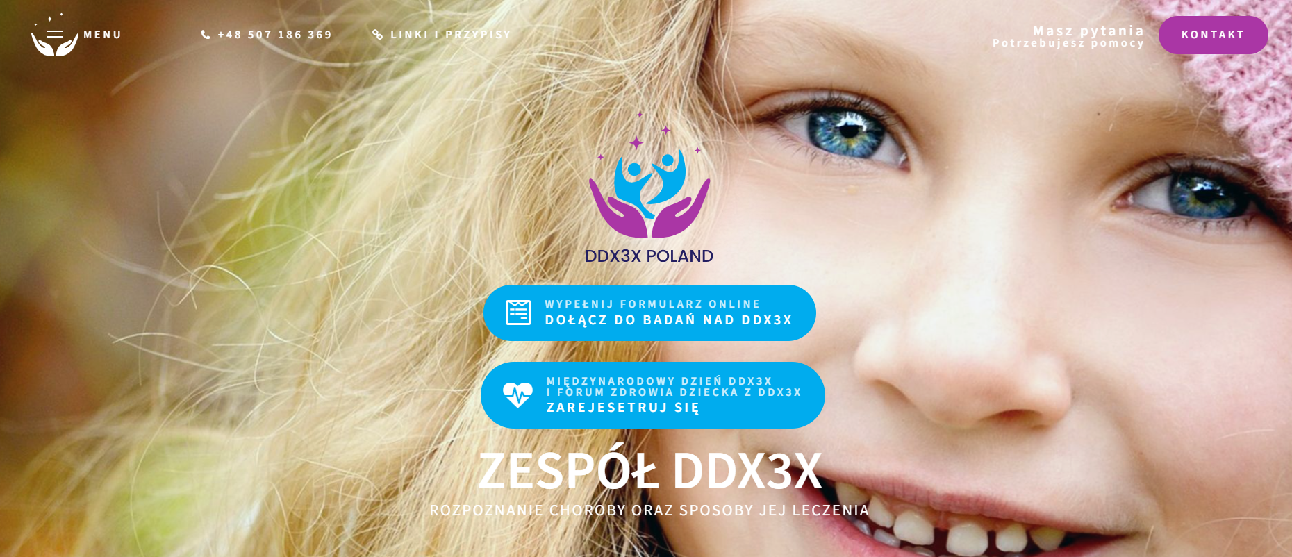 Międzynarodowe Forum Zdrowia Dziecka z DDX3X