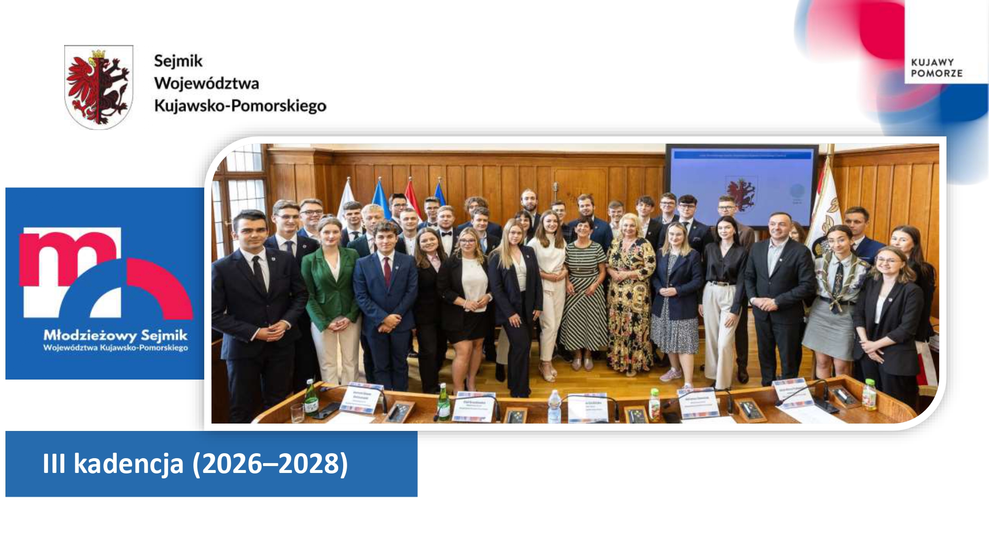 Młodzieżowy Sejmik Województwa Kujawsko-Pomorskiego - nabór członków