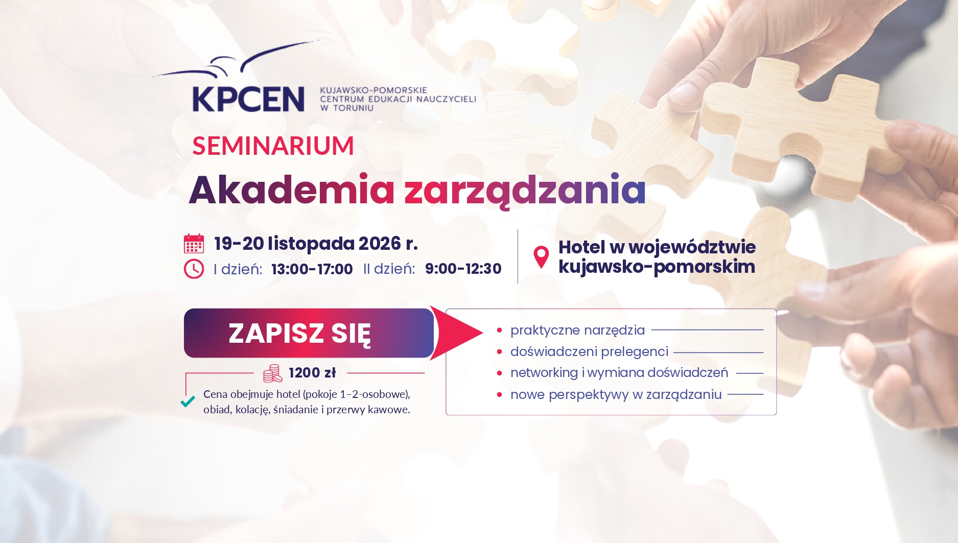 Akademia zarządzania - wydarzenie edukacyjne dla dyrektorów