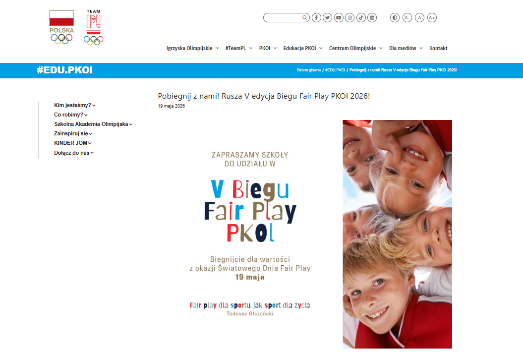 V edycja Biegu Fair Play PKOl 2026