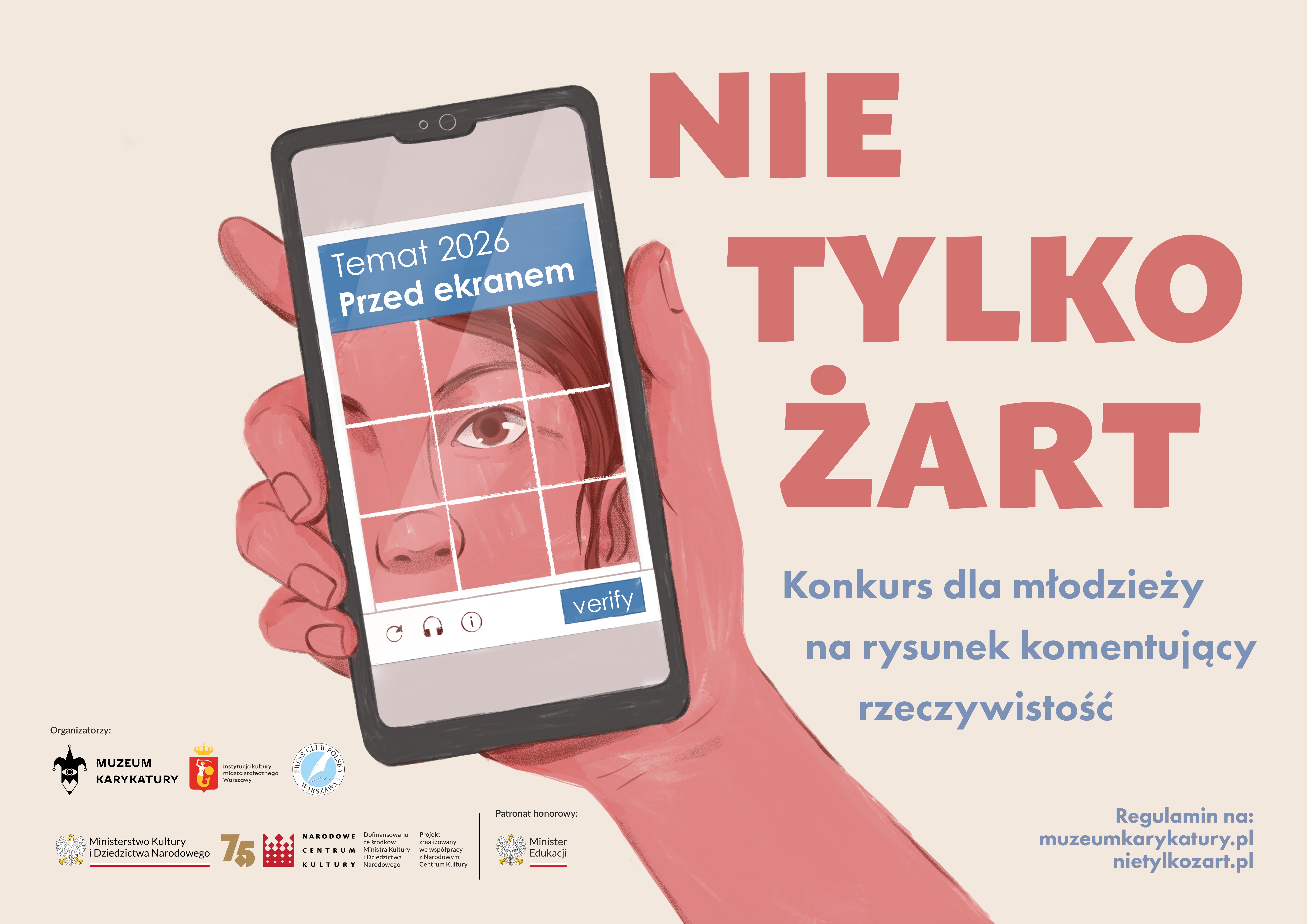 „Nie tylko żart” - ogólnopolski konkurs rysunkowy Muzeum Karykatury i Press Club Polska
