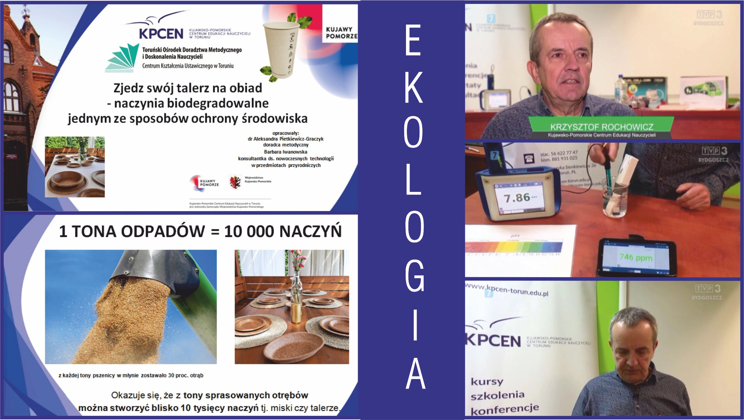 Edukacja ekologiczna na konferencji i w telewizji – nasi pracownicy dzielą się wiedzą