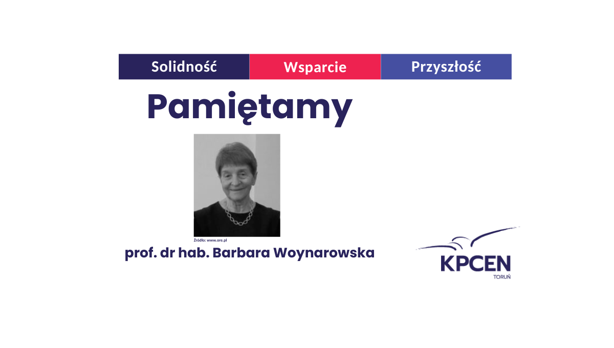 Żegnamy prof. Barbarę Woynarowską