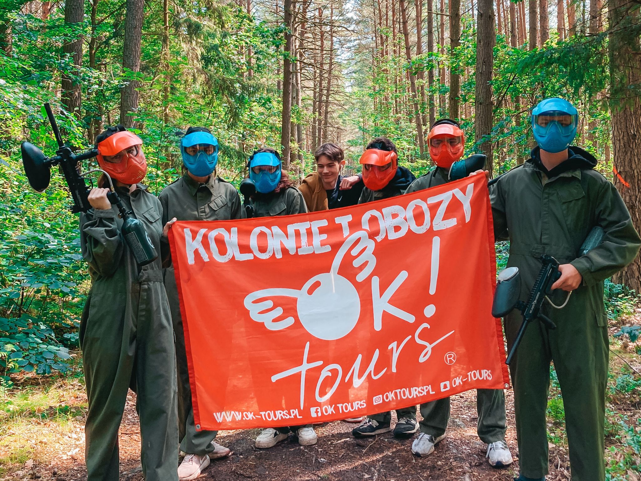BORY TUCHOLSKIE Borzechowo obóz młodzieżowy Paintball Survival 11-15 lat